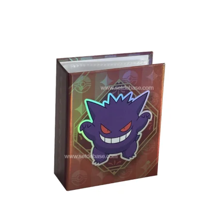 Mini Classeur Pokémon Center Chinois Ectoplasma – 30 Pages / 60 Cartes