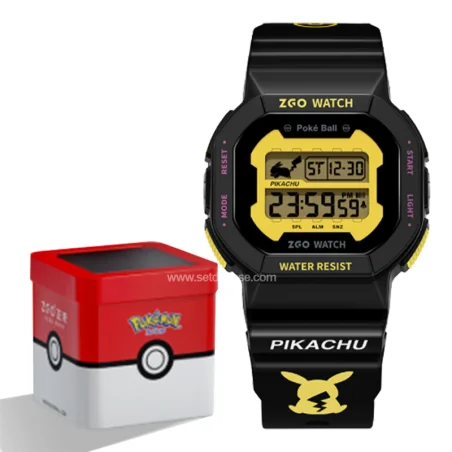 Montre Pokémon Pikachu ZGO Enfant – Digitale Étanche 50M | Modèle ZGP-866