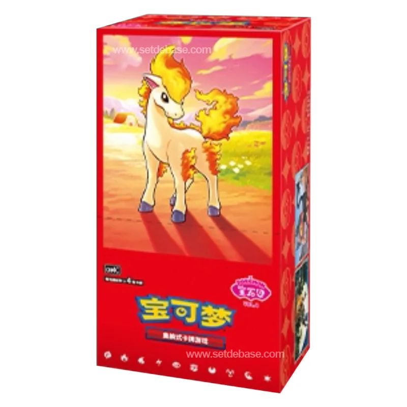 Pack Pokémon Gem Vol.4 🇨🇳 + Mini Classeur Ponyta | SetdeBase