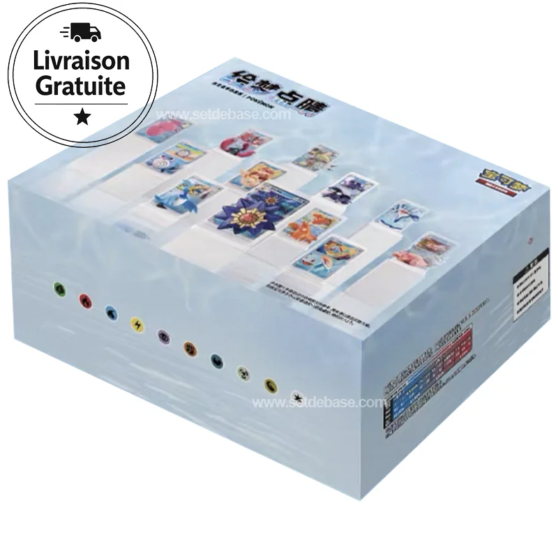 Pokémon TCG Coffret Figurine Écologie Aquatique 2026 – Figurine Aléatoire + Carte Promo + Boosters Chinois Officiels