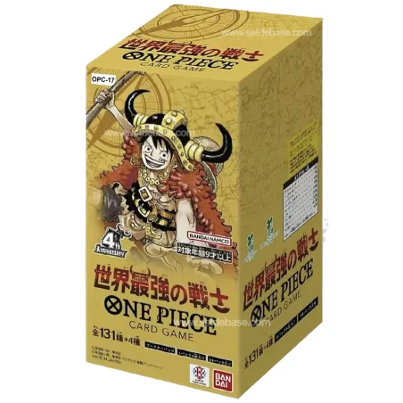 ONE PIECE Card Game OPC17 - Display Précommande Chinois Simplifié - Setdebase