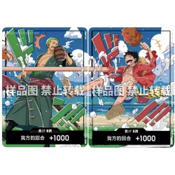 Duo Cartes DON!! ONE PIECE Luffy & Zoro – Chinois