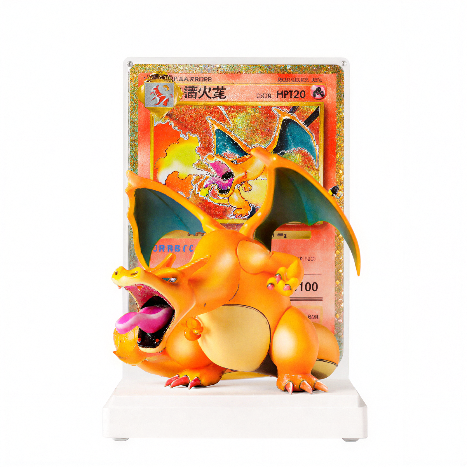 Carte Dracaufeu grand format 30e anniversaire Pokémon chinois